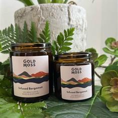Gold Moss Candle - Infused Bergamot Scent